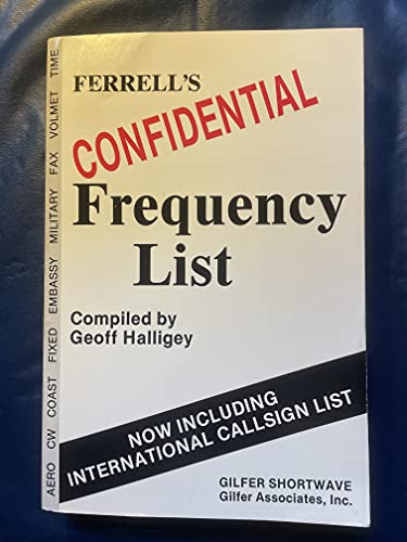 Beispielbild fr Ferrell's Confidential Frequency List zum Verkauf von Robinson Street Books, IOBA