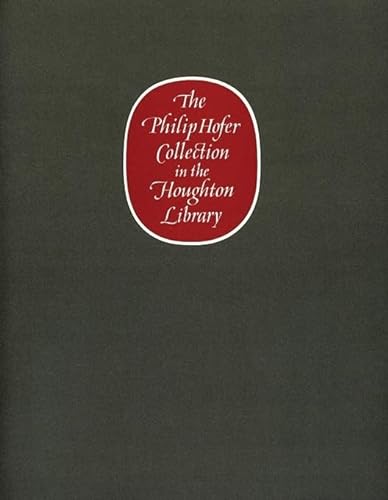 9780914630036: The Philip Hofer Collection in the Houghton Library: A Catalogue of an Exhibition of The Philip Hofer Bequest in the Department of Printing and Graphic Arts: 14 (Houghton Library Publications)
