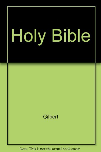Beispielbild fr Holy Bible zum Verkauf von Wonder Book