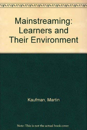 Beispielbild fr Mainstreaming: Learners and Their Environment zum Verkauf von Irish Booksellers