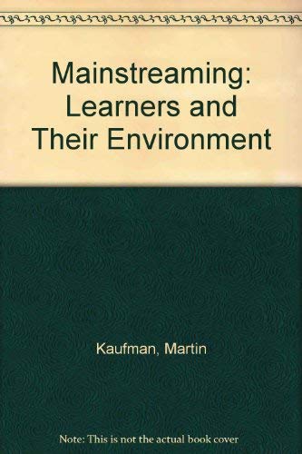 Imagen de archivo de Mainstreaming : Learners and Their Environment a la venta por Better World Books