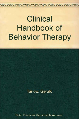 Stock image for Clinical Handbook of Behavior Therapy for sale by Bingo Used Books