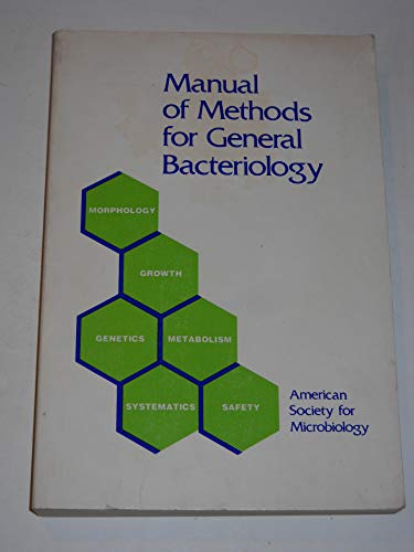 Imagen de archivo de Manual of Methods for General Bacteriology a la venta por ThriftBooks-Dallas