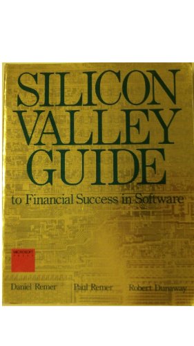Stock image for Silicon Valley guide to financial success in software for sale by Wonder Book