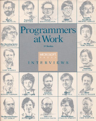 Stock image for Programmers at work: Interviews for sale by BooksRun