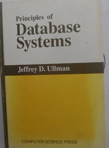 Beispielbild fr Principles of database systems (Computer software engineering series) zum Verkauf von Wonder Book
