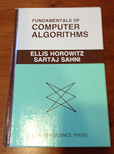 Imagen de archivo de Fundamentals of computer algorithms (Computer software engineering series) a la venta por Front Cover Books