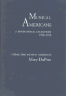 9780914913139: Musical Americans: A Biographical Dictionary, 1918-1926 (Fallen Leaf Reference Books in Music): 23