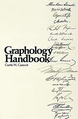 Beispielbild fr Graphology Handbook zum Verkauf von Once Upon A Time Books