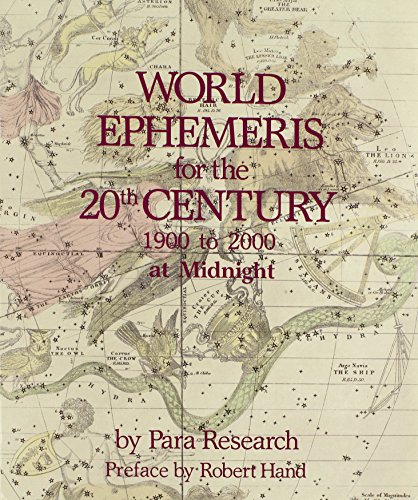Imagen de archivo de World Ephemeris for the 20th Century: Midnight Edition a la venta por Wonder Book