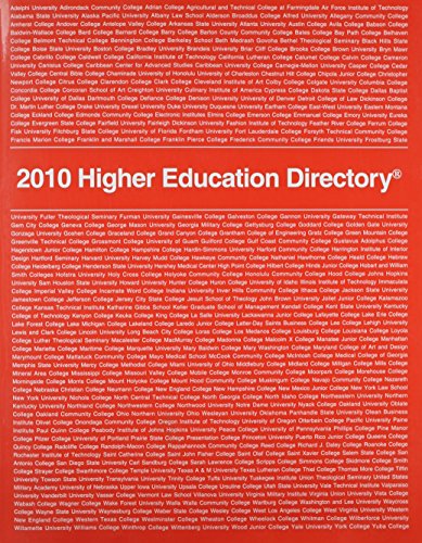 Stock image for Higher Education Directory for sale by dsmbooks