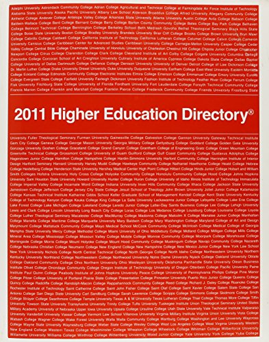 Stock image for 2011 Higher Education Directory for sale by Majestic Books