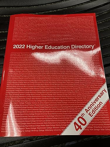 Stock image for Higher Education Directory 2022 for sale by Michael Lyons