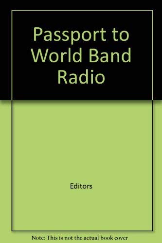 Beispielbild fr Passport to World Band Radio zum Verkauf von ThriftBooks-Atlanta