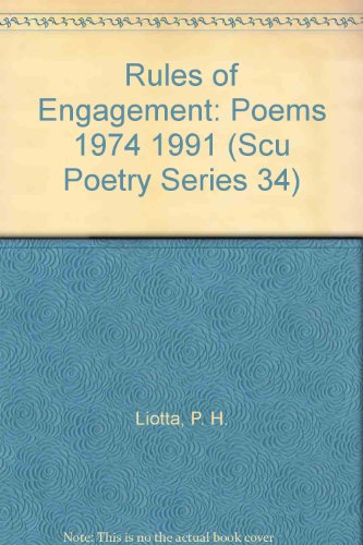 Stock image for Rules of Engagement: Poems 1974 1991 (Scu Poetry Series 34) for sale by Wonder Book