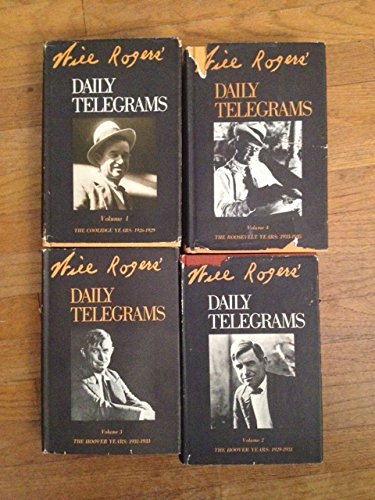 9780914956105: Will Rogers' Daily Telegrams (Works, 1973)