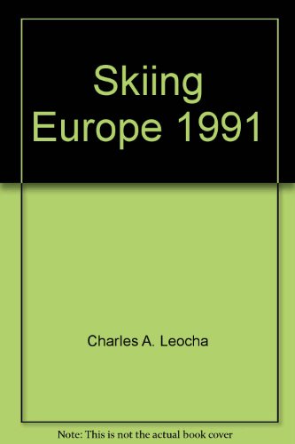 Imagen de archivo de Skiing Europe, 1991 a la venta por ThriftBooks-Atlanta