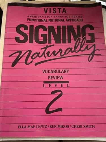 Imagen de archivo de Signing Naturally: Vocabulary Review, Level 2 a la venta por HPB-Red