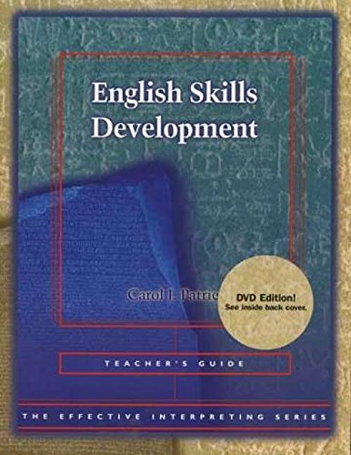 Imagen de archivo de English skills development: Teacher's guide (Effective interpreting series) a la venta por GF Books, Inc.