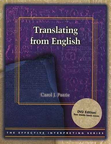 Imagen de archivo de Translating from English: Teacher's guide (Effective interpreting series) a la venta por Hafa Adai Books