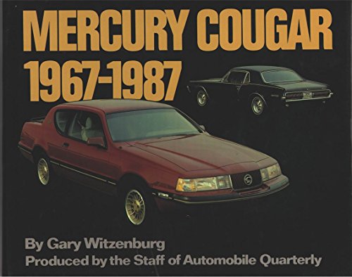 Stock image for Mercury Cougar 1967-1987 for sale by Front Cover Books
