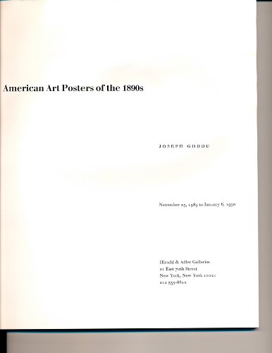 Imagen de archivo de American art posters of the 1890s: November 25, 1989 to January 6, 1990 a la venta por SecondSale