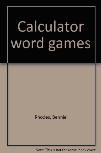 Calculator word games