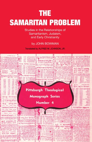 Beispielbild fr The Samaritan Problem: Studies in the Relationships of Samaritanism, Judaism, and Early Christianity [Pittsburgh Theological Monograph Series, 4] zum Verkauf von Windows Booksellers