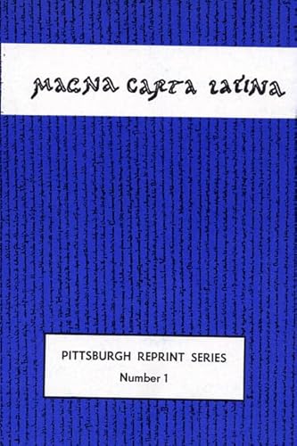 Beispielbild fr Magna Carta Latina : The Privilege of Singing, Articulating and Reading a Language and of Keeping It Alive, Second Edition zum Verkauf von Better World Books