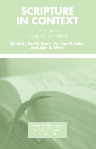 Beispielbild fr Scripture in Context: Essays on the Comparative Method zum Verkauf von Windows Booksellers