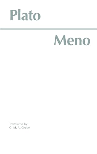 Beispielbild fr Plato Meno zum Verkauf von Better World Books