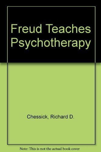 Imagen de archivo de Freud Teaches Psychotherapy a la venta por Front Cover Books