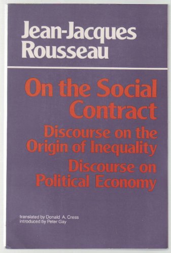 Imagen de archivo de On the Social Contract: Discourse on the Origin of Inequality; Discourse on Political Economy (English and French Edition) a la venta por HPB-Diamond