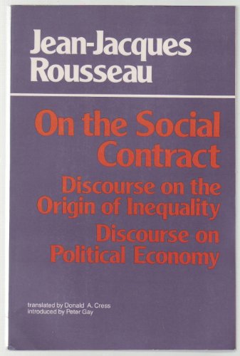 Stock image for On the Social Contract: Discourse on the Origin of Inequality; Discourse on Political Economy (English and French Edition) for sale by Discover Books