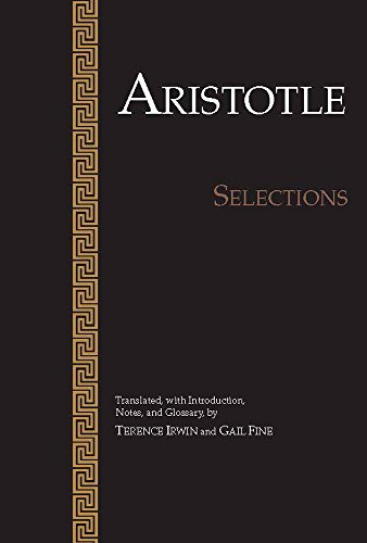 Stock image for Aristotle: Selections for sale by ZBK Books