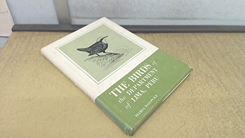 Stock image for The Birds of the Department of Lima, Peru for sale by Manchester By The Book