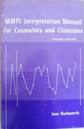 Stock image for MMPI interpretation manual for counselors and clinicians for sale by HPB-Red