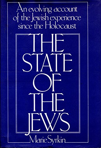 Stock image for The State of the Jews. for sale by Henry Hollander, Bookseller