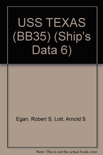 Stock image for USS Texas (BB35). Ship's Data 6. for sale by Military Books