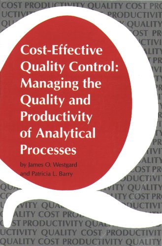 Imagen de archivo de Cost-Effective Quality Control: Managing the Quality and Productivity of Analytical Processes a la venta por HPB-Red