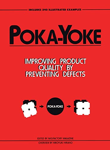 Beispielbild fr Poka-Yoke : Improving Product Quality by Preventing Defects zum Verkauf von Better World Books