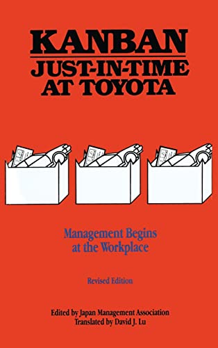 Beispielbild fr Kanban Just-In Time at Toyota : Management Begins at the Workplace zum Verkauf von Better World Books