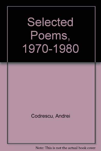 9780915342389: Selected Poems, 1970-1980