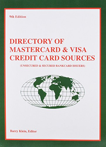 Stock image for Directory of Mastercard & Visa Credit Card Sources (Directory of Mastercard and Visa Credit Card Sources) for sale by The Book Bin