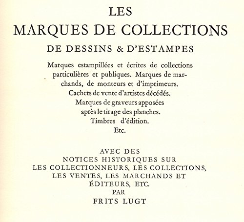 9780915346080: Marques De Collections: Dessins-Estampes