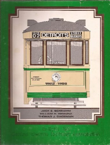 Imagen de archivo de Detroit's Street Railways, Vol. 2: City Lines, 1922-1956 a la venta por Front Cover Books