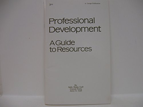 Beispielbild fr Professional Development (The Change policy papers ; 5) zum Verkauf von Wonder Book