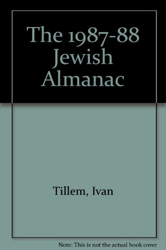 Stock image for The 1987-88 Jewish Almanac for sale by ThriftBooks-Atlanta
