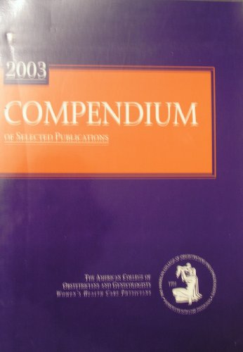 Beispielbild fr 2003 Compendium of Selected Publications zum Verkauf von Modetz Errands-n-More, L.L.C.