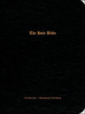 Imagen de archivo de ED RUSCHA/RAYMOND PETTIBON: THE HOLY BIBLE & THE END. a la venta por White Ink Books